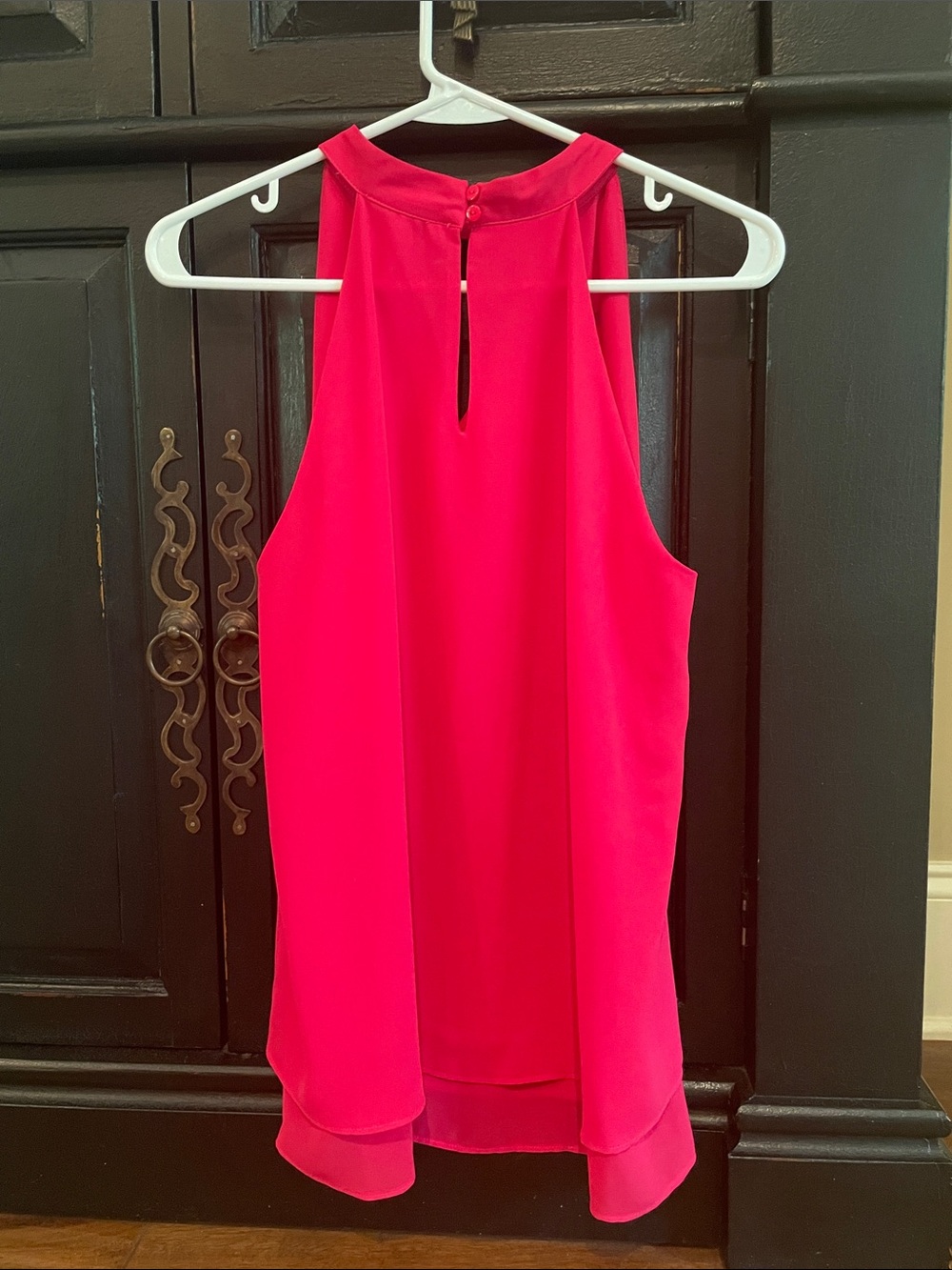 Rose & Olive Fuchsia Halter Camisole Top Medium - Picture 3 of 5